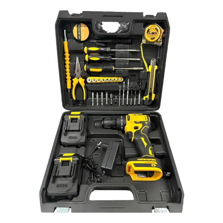 Kit de Herramientas Profesional con Taladro y Accesorios Multifunción