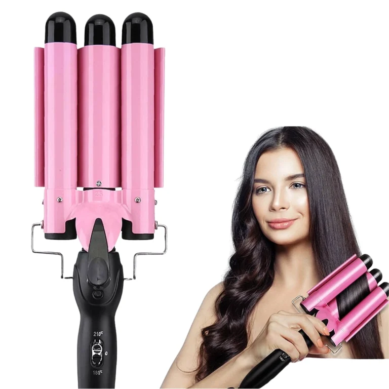 Rizador de Cabello Sirena de 3 Tubos AFM Profesional