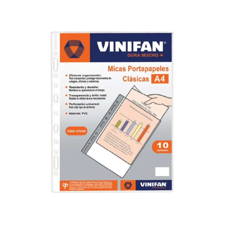 Portapapel Vinifan A4 x10